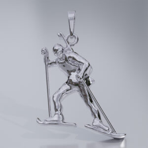 Biathlon Schmuckanhänger