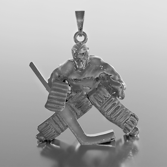 Eishockey Schmuckanhänger