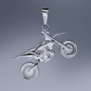 KTM EXC Supermoto in Silber 925
